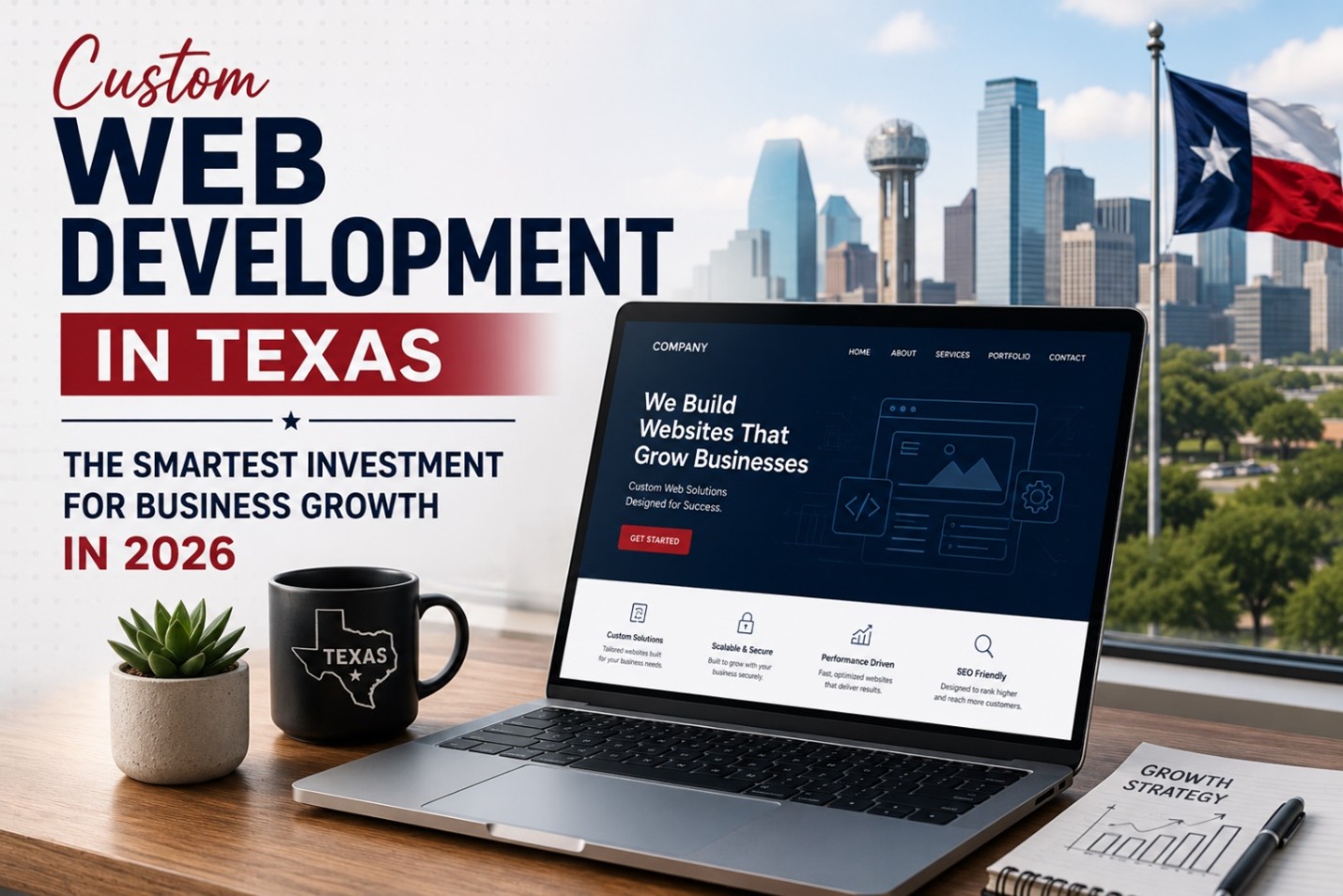 Custom Web Development in Texas the Smartest Investment for Business Growth in 2026